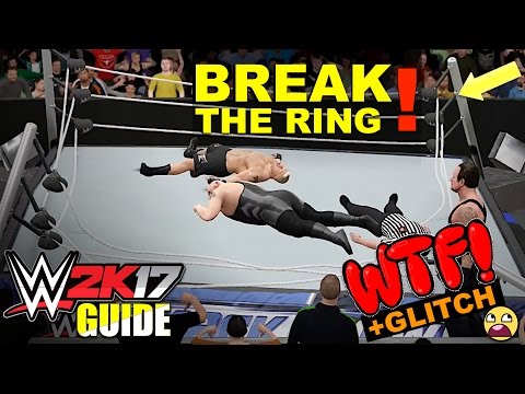 WWE 2K17 Tutorial - BREAK The RING! By TRIGGERING OMG Moment! + Weird GLITCH