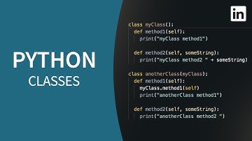 Python Tutorial - CLASSES for object-oriented programming