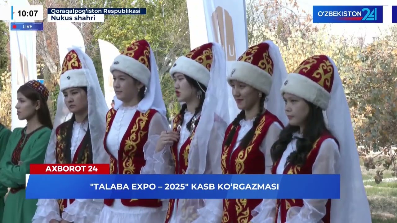 «Talaba EXPO - 2025» Nukus kasb ko'rgazmas | Axborot 24