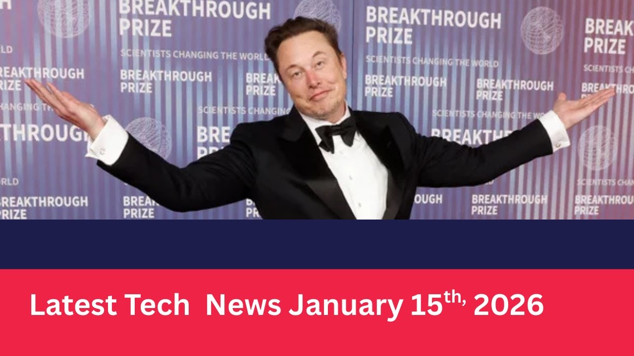 AI & Tech News: Musk Drama, Apple-Google Deal & More! (Jan 15, 2026)