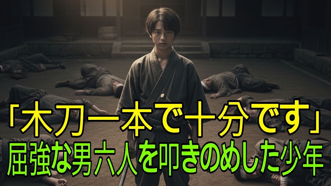 木刀一本で大人六人を叩きのめした16歳の少年、その運命はいかに？｜昔話｜時代劇オーディオブック｜睡眠導入｜寝落ち朗読