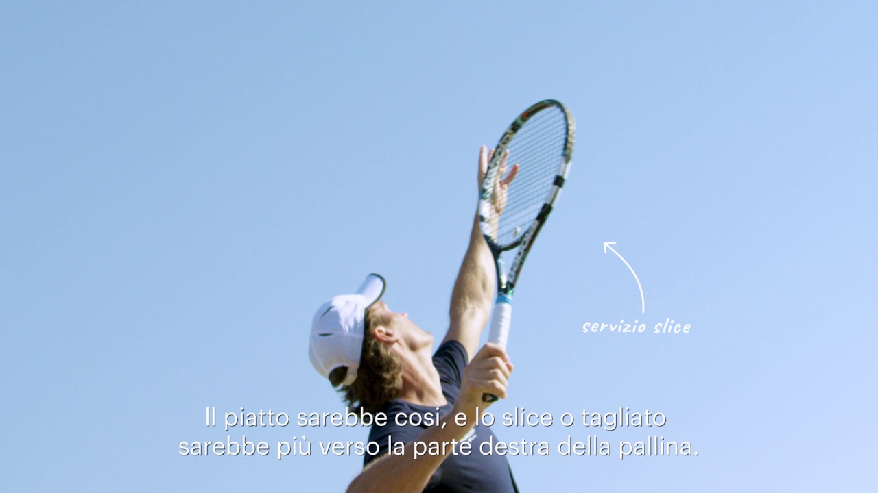 Tennis Tips: the serve (italian version) - YouTube