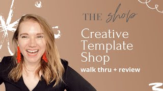 Creative Template Shop Walk Thru + Review | Create Easy Dubsado Proposals with these Canva templates