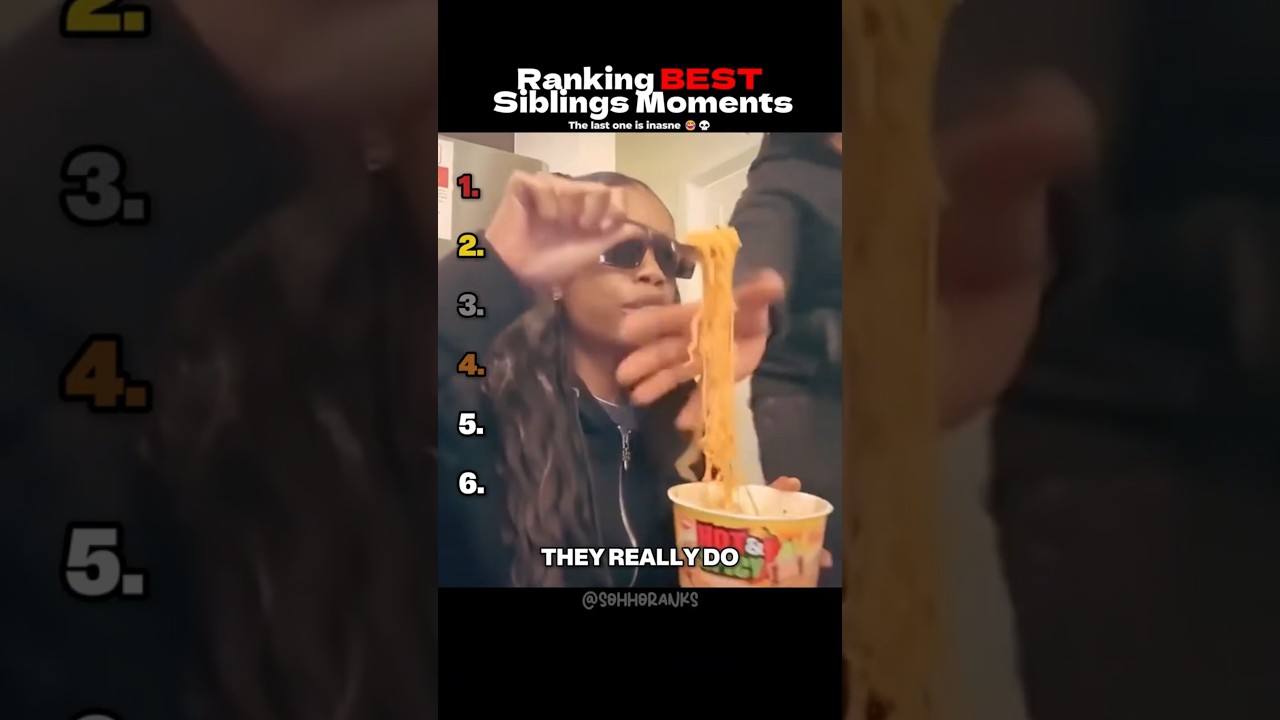 Ranking BEST Siblings Moments