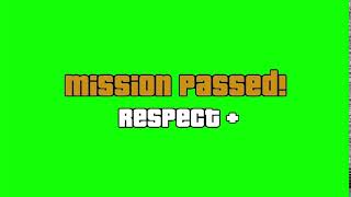 GTA Mission Passed Green Screen