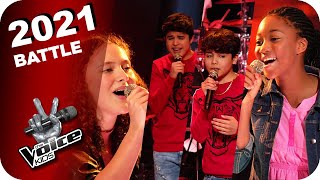 Video thumbnail of "Phil Collins - You'll Be In My Heart (Maya/Oscar&Mino/Saralynn) | The Voice Kids 2021 | Battles"