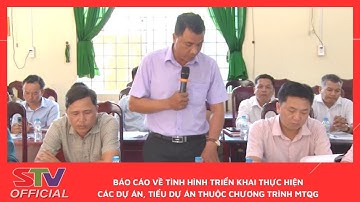 STV -  Kiểm tra việc thực hiện Chương trình MTQG phát triển KT-XH vùng đồng bào dân tộc thiểu số