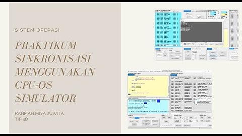 Sistem Operasi - 2 - Praktikum Sinkronisasi Menggunakan CPU-OS SIMULATOR