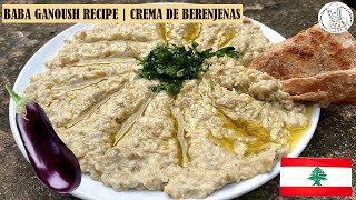 RECETA BABA GANOUSH | Crema de Berenjenas | APERITIVO SANO