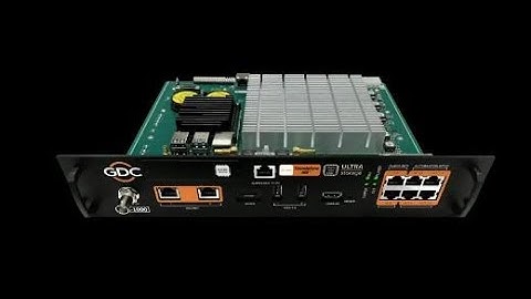 Gdc sr-1000 serveri Christie Solaria one + montaj videosu (Türkçe altyazı )