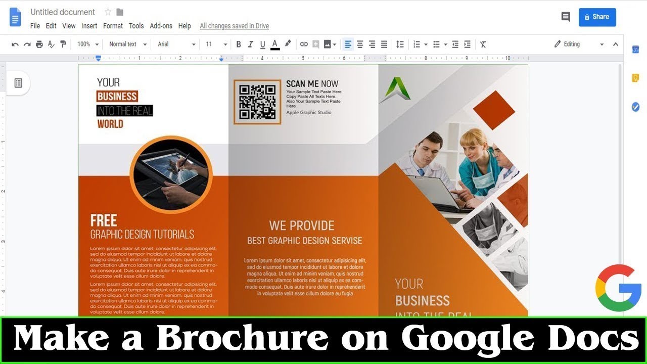 How To Make A Brochure Template On Google Docs