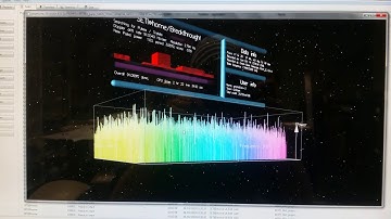 SETI@home graphic display on BOINC.