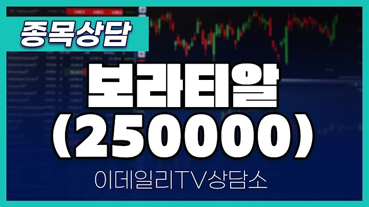 보라티알(250000) - 종목상담 김현구 멘토 (20240525)