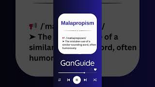 C2 English (Academic/Ultra) Word: MALAPROPISM | Meaning &amp; Pronunciation