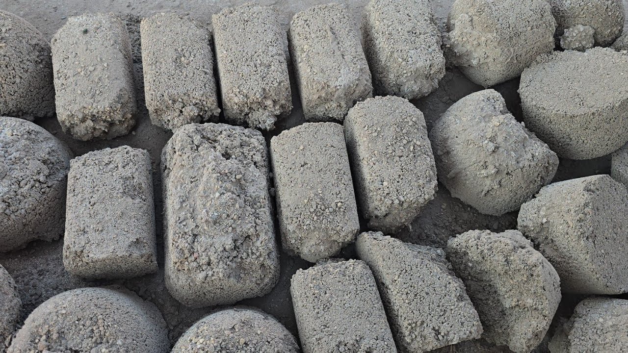 NEW: Multi Stones Dry Water Crumbling #asmr #satisfying #Sandcementasmr
