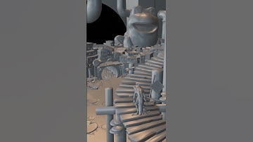 Eternal Ascent. 3D challenge by @pwnisher #EternalAscent #blender3d