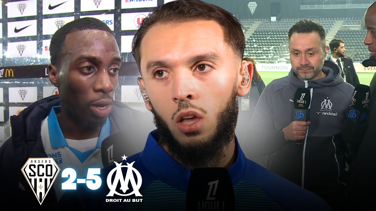 Les RÉACTIONS marseillaises après Angers 2-5 OM (GOUIRI, DE ZERBI, WEAH...)