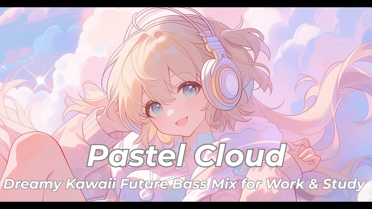 【Playlist】Pastel Cloud | Dreamy Kawaii Future Bass Mix for Work & Study ☁️✨