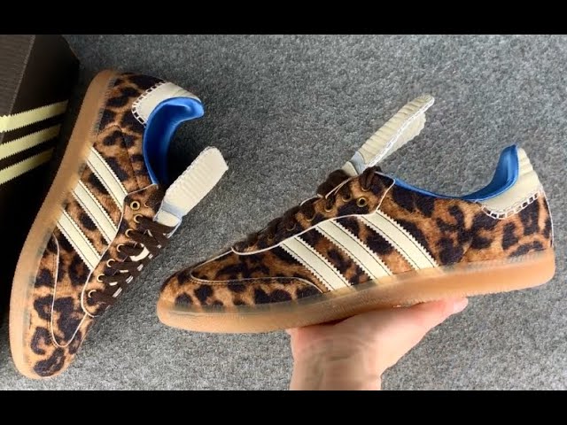 ADIDAS SAMBA PONY WALES BONNER LEOPARD IE0578 - YouTube