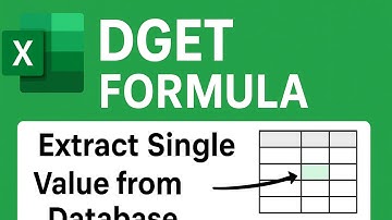 DGET Formula in Excel Tutorial | Extract Single Value from Database