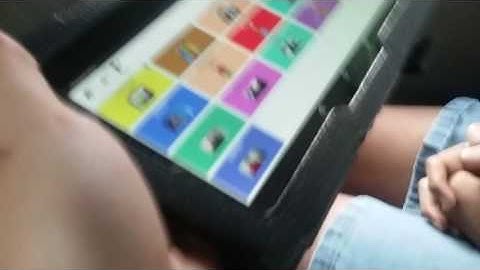 Adult with Autism using social Language  using coughdrop AAC