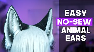 Easy No-Sew Animal Ears Tutorial for Cosplay!