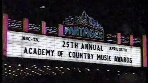 4/25/1990 25th ACM Awards