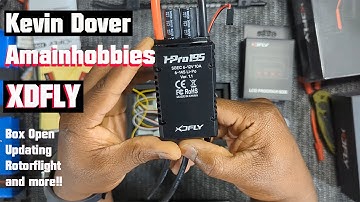 XDfly Esc unboxing, Firmware upgrade, Gov Setup with Rotorflight.  ( HDPro 195A and 300A )