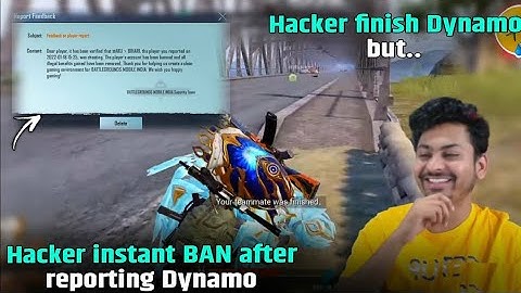 Hacker Instant ban after Dynamo gaming reporting | Hacker kidnapped Hydra wrath & Dynamo #bgmihacker