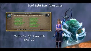 Secrets Of Azeroth - DAY 12 - Under Suspicion - Whodunnit? Progress- Locations & ways for Valdrakken