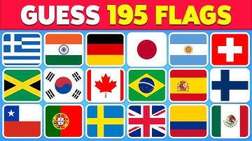 Guess All the 195 Flags of the World 🚩 | Guess the Country Flag Quiz 2024