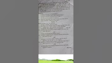 7th class SA1-2024 Science Question paper #Telangana #shorts