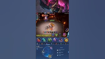 Hanzo Revamp Best Build and Emblem (Part 14) - MLBB #gameplayproplayer #hanzo #MLBB