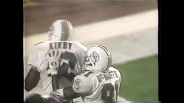 1995 - Terry Kirby Leaps 5 yards for the touchdown