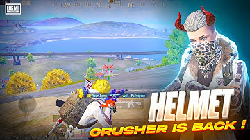 Helmet Crusher Is Here !🔥 Only Burst Spray [ Battle ￼Grounds Mobile India ]🔱