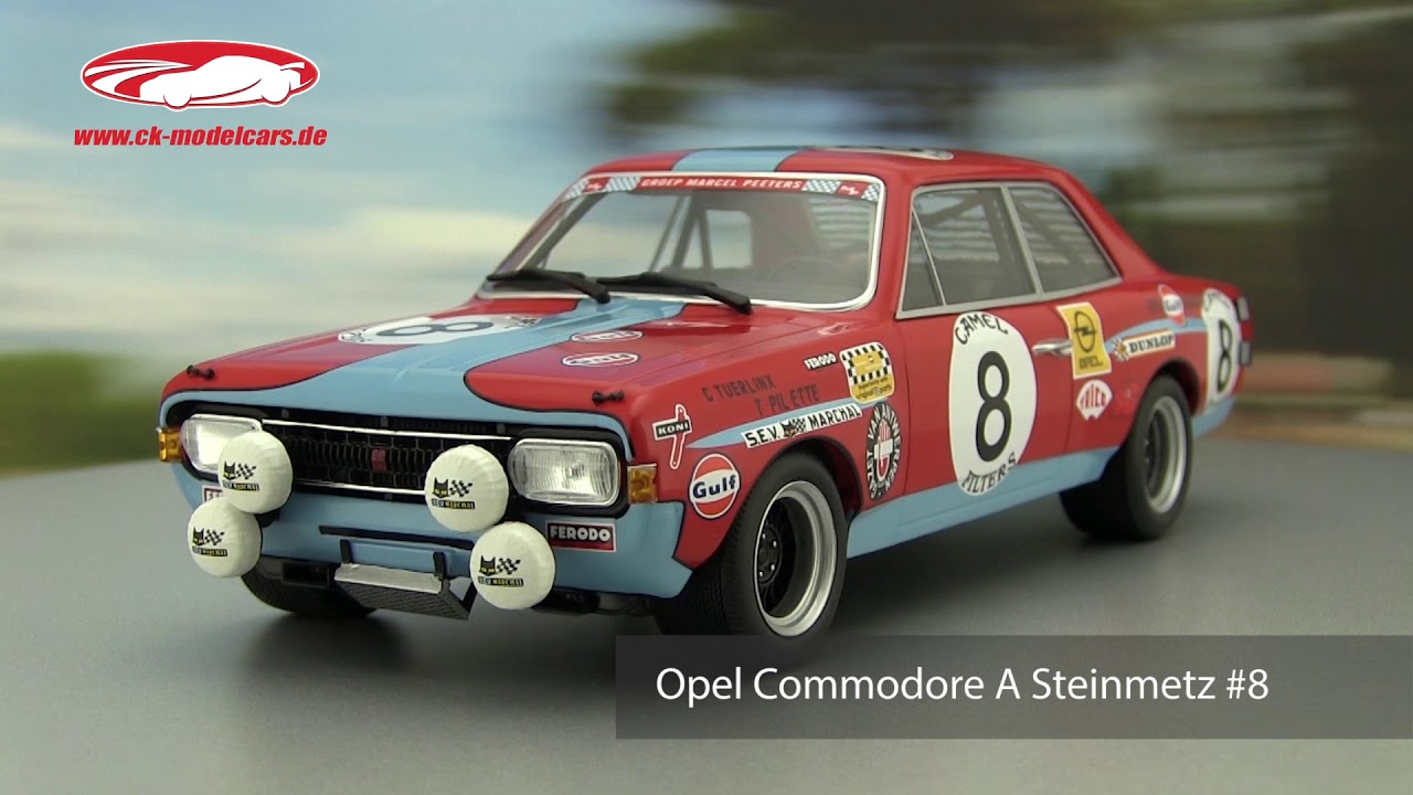 1:18 Minichamps Opel Commodore A #8 24h Spa Tuerlinx//Pilette 1972