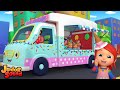 Колеса на грузовике с мороженым детскийсад песни и мультфильм видео для детей