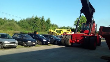 Demonstratie reachstacker kalmar 6