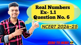 NCERT Class 10 Maths Ch 1 Ex 1.1 Q 6 | Class 10 Maths Ex 1.1 Q 6 | Class 10 | Mathematical Formula
