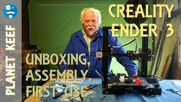 Creality Ender 3 3D Printer Unboxing, Assembly and First Use