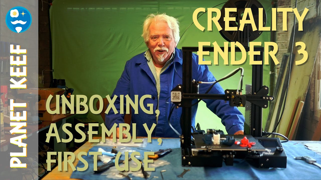 Creality Ender 3 3D Printer Unboxing, Assembly and First Use - YouTube