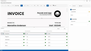 Invoice data extraction using Document AI