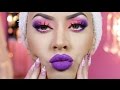 B*TCH SLAY 💜💖 MAKEUP TUTORIAL