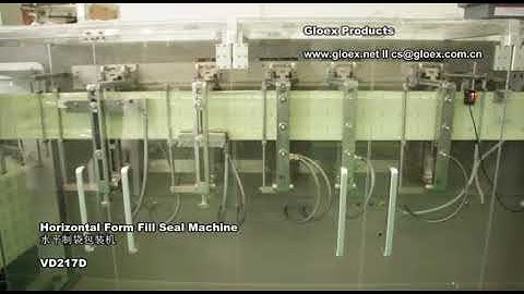 VD217D Horizontal Form Fill Seal Machine+Zipper+Euro Hole+Doypack+Multiheads weigher