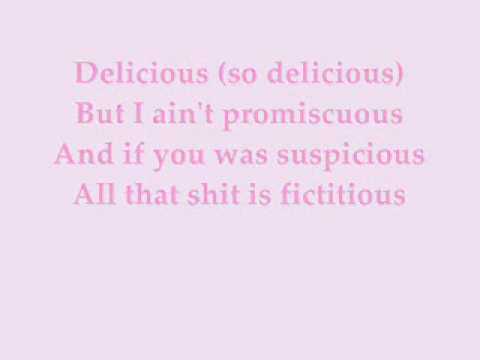 Fergie -  Fergalicious ;  Lyrics on Screen