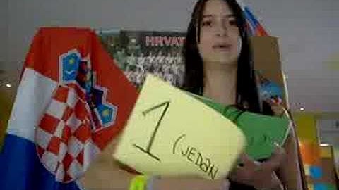 Counting from 1 to 10 in Croatian