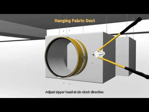 Durkeesox Fabric ducts Installation procedure