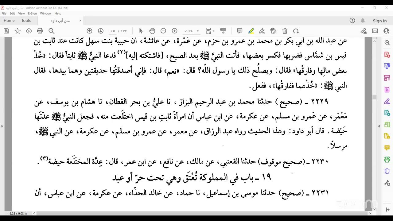 شرح كتاب السنن للإمام أبي داود || المجلس الثاني والعشرون بعد الثلاثمائة مع فضيلة د/العربي زغلول