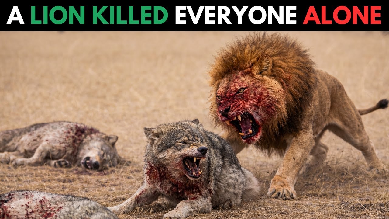 They Thought the Territory Was Empty… The Lion Watching Them Proved Otherwise