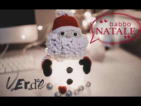 Schema Babbo Natale Uncinetto Amigurumi.Babbo Natale Con Luci Amigurumi Natale Crochet Tutorial Schema Gratis